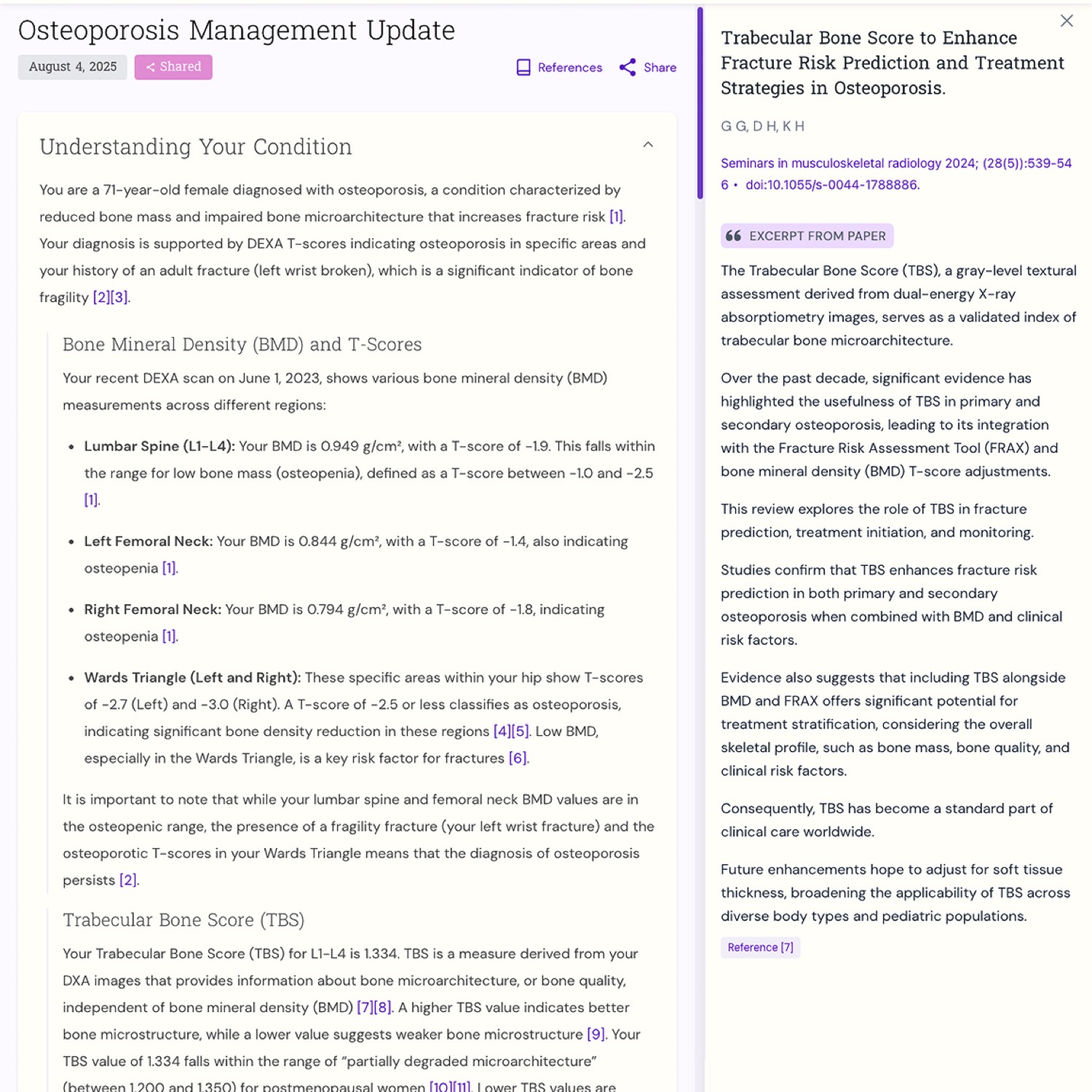 Medical research citations